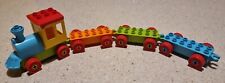 LEGO DUPLO - TRENO - VINTAGE - USATO - LOCOMOTIVA CON 3 VAGONI