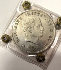 Moneta 5 Lire 1811 M Italia