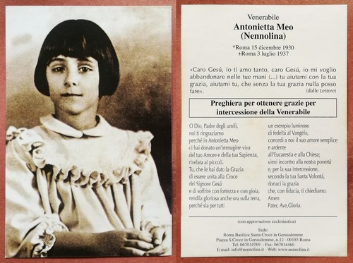 Santino holy card venerabile - santino,