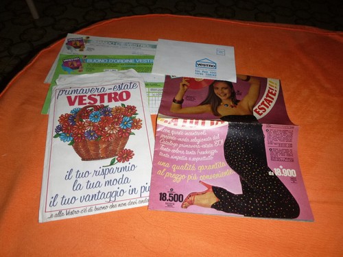 Lotto con catalogo vestro - ,