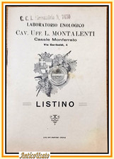 LISTINO LABORATORIO ENOLOGICO