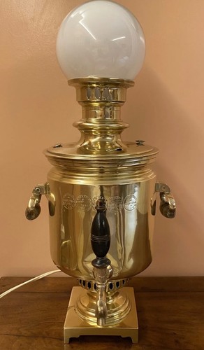 Lampada samovar antico russo - lampada,