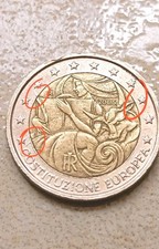 2 euro comm. Italia, Costituzione Europea,