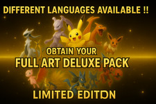 ⭐⭐ FULL ART Pokemon tcgp cards Deluxe booster ex ENGLISH JAPANESE FRENCH SPANISH