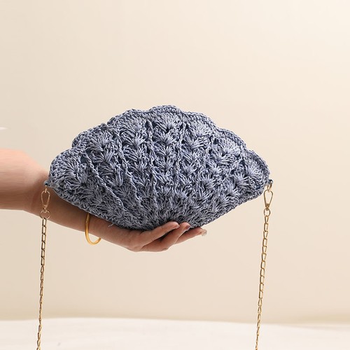 Borsa donna uncinetto - , paglia