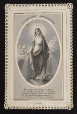 La Médaille de l’Enfant de Marie - Letaille - Canivet fine '800 - Santino I081