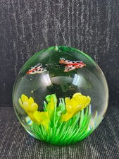 fermacarte vetro con decoro