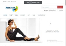 Sito web del negozio