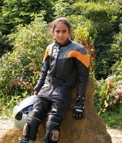 Giacca stile biker pelle