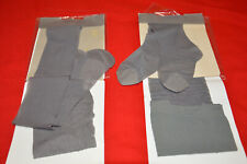 STOCK 2 paia Tg. 1 SANPELLEGRINO Collant Vintage Demi Toe COLORE ARDESIA VTG