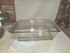  VINTAGE SEDLEX PYREX FRANCE CM 27X12 STAMPO PATÉ  PORTA BURRO INTEGRO 