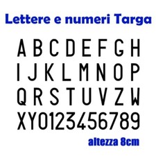 Kit n.7 lettere - numeri