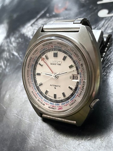Seiko world time - world, 6117-6400