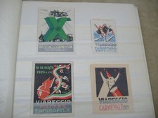 4 ERINNOFILI 1929-1931 3 DEL CARNEVALE VIAREGGIO,UNO FIERA CICLO E MOTOCICLO