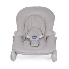 Sdraietta Chicco Hooplà Grigia con Barra Giochi e Cuscino Riduttore
