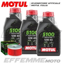 Tagliando SUZUKI DR 750 S Big  1988 1989 1990 (3 MOTUL 5100 10W40 + Filtro olio)