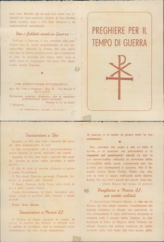 Ww2 raro santino - ,