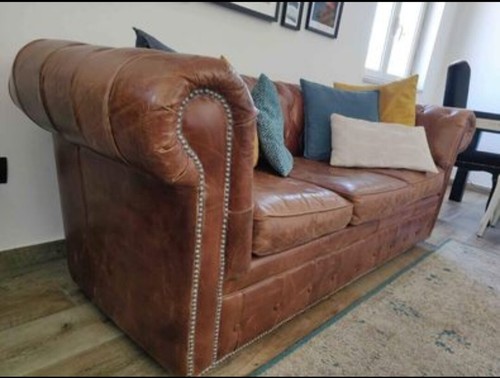 Divano pelle chesterfield - divano,