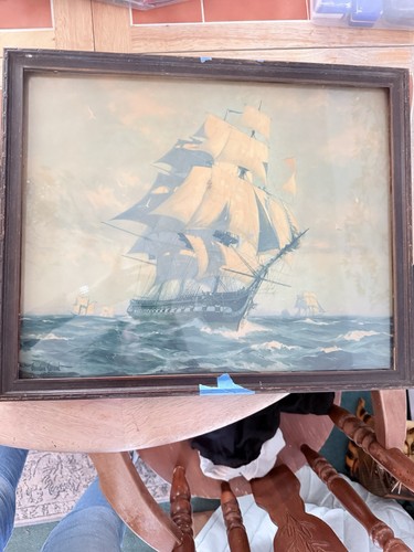 Stampa incorniciata della uss - stampa,