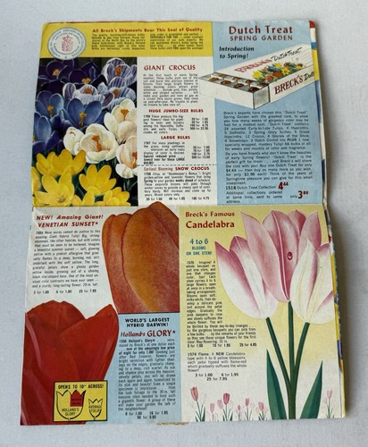 Vintage 1961 flowers brochure - 1961,