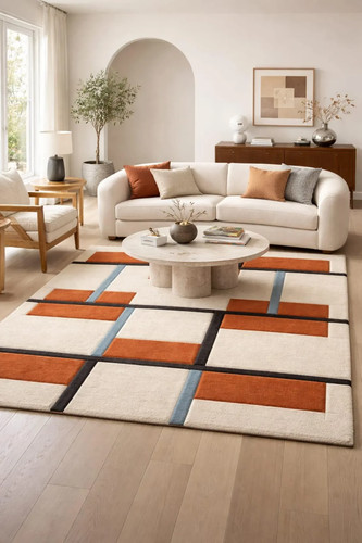 Tappeto moderno bauhaus - tappeto,