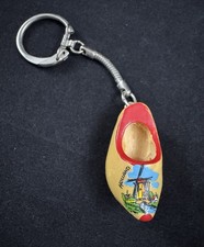 Portachiavi zoccolo in legno intagliato Olanda olandese vintage