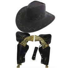 Set cowboy doppia fondina con
