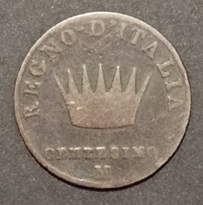 1 CENTESIMO LIRE 1812 M MILANO
