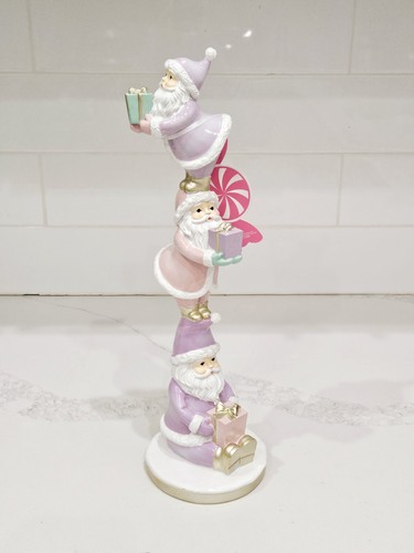 Statuina babbo natale piperita - natale,
