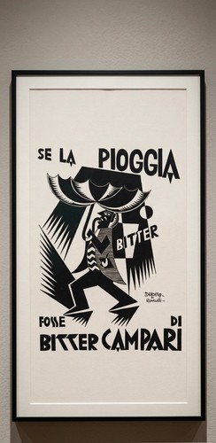 Quadro poster campari - campari, depero