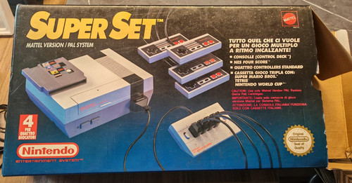 Nintendo nes super set mattel - nintendo,