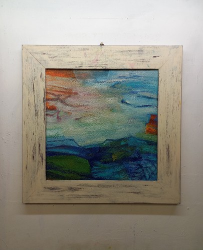 Paesaggio dipinto quadro - paesaggio,
