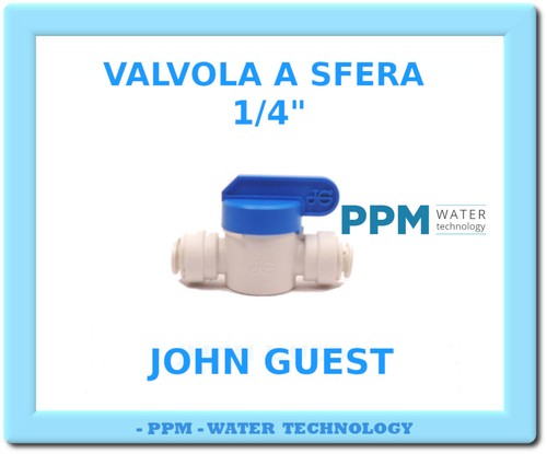 Valvola acqua 4 - da, 1/4"