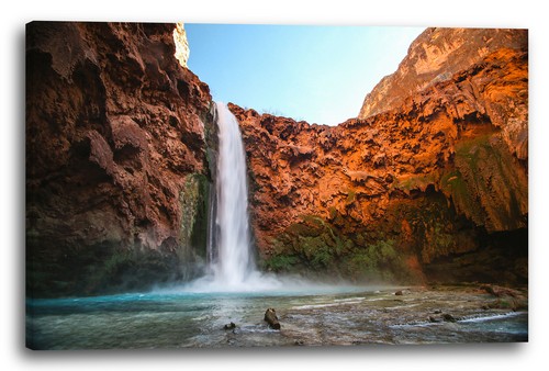 Tela cornice cascata - tela/cornice,