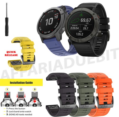 Cinturino silicone garmin - cinturino,