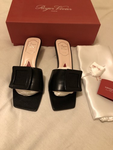 Roger vivier mules - vivier,, fibbia