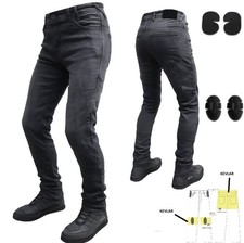 Jeans da per moto con inserti