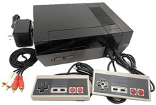 BLACK EDITION Nintendo Entertainment System NES Console Videogioco Bundle Set
