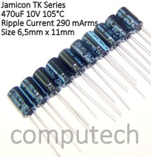 10 pezzi 470uF 10V