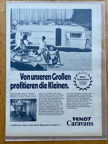 Fendt caravan roulotte - roulotte, d'epoca