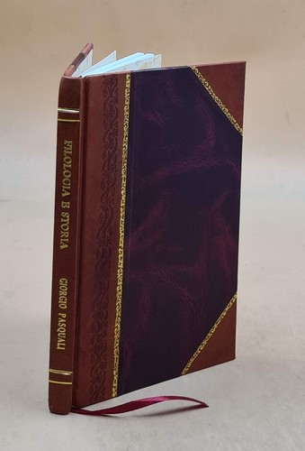 Filologia storia giorgio - /,