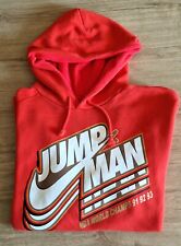 Felpa Jordan Colore Rosso con dettagli Bianchi e Oro Taglia L