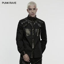 Camicia Punk Rave uomo nera