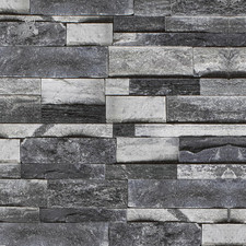 Vintage Grey Brick Effect Self