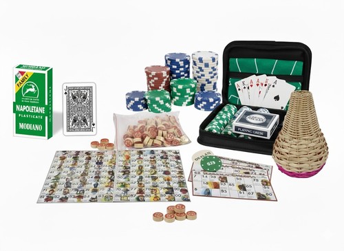 Tombola cartelle kit - +,