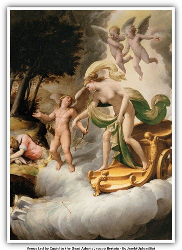 Venere guidata cupido ai - venere,