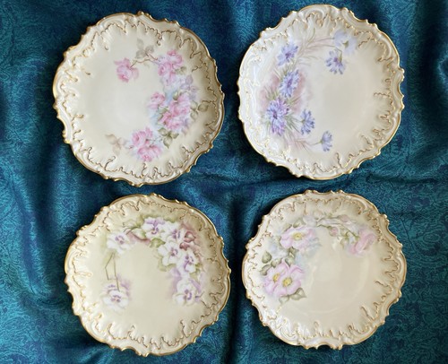 Set piatti floreali - piatti, antichi