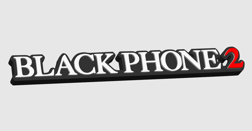 Black phone insegna - 2, insegna/placca