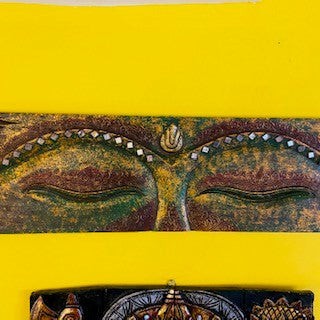 Quadro etnico legno - in, buddha