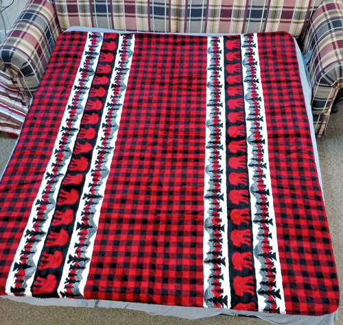 Coperta lancio rosso - e, nero